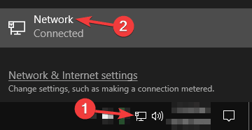 мрежова лента на задачите Bluestacks не може да се свърже с интернет