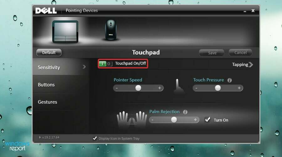 touchpad Windows 11 nefunguje