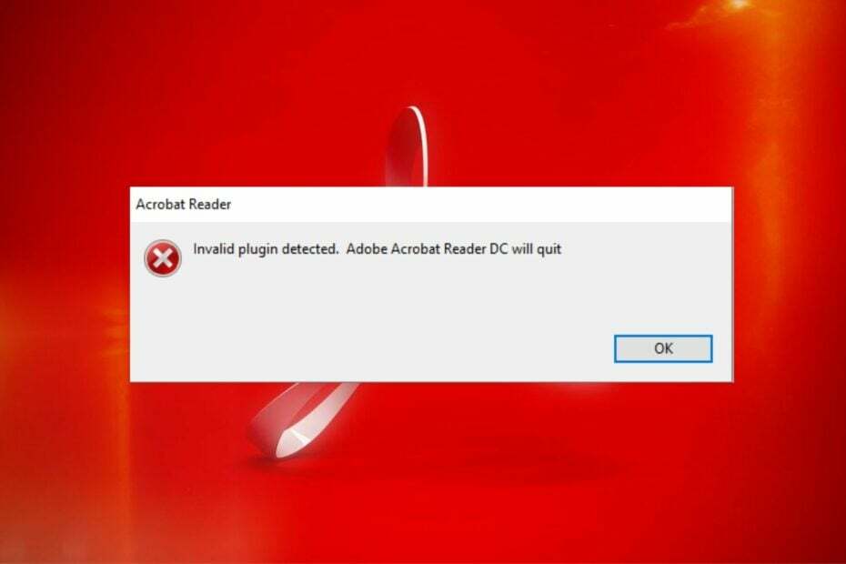 Открит е невалиден плъгин: Как да поправите тази грешка в Adobe Acrobat