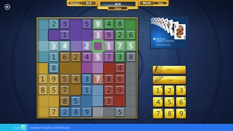 Jogo Microsoft Sudoku lançado na Windows 8 Store