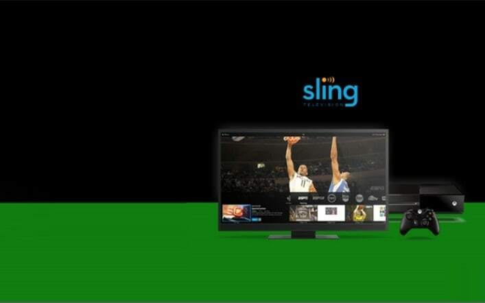 A interface do usuário da Sling TV para Xbox One é renovada