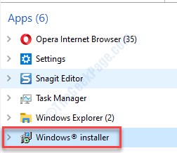 Windows Installer Tarkista min