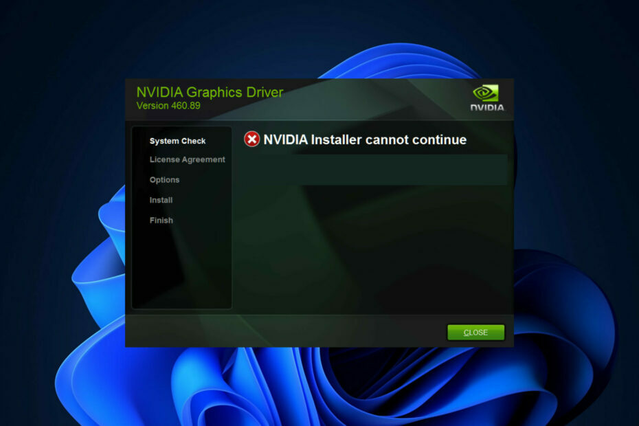 nvidia-installer Das nvidia-Installationsprogramm kann nicht fortgesetzt werden