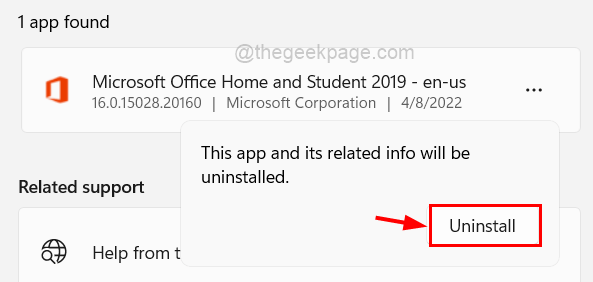 Confirme a desinstalação do MS Office 11zon