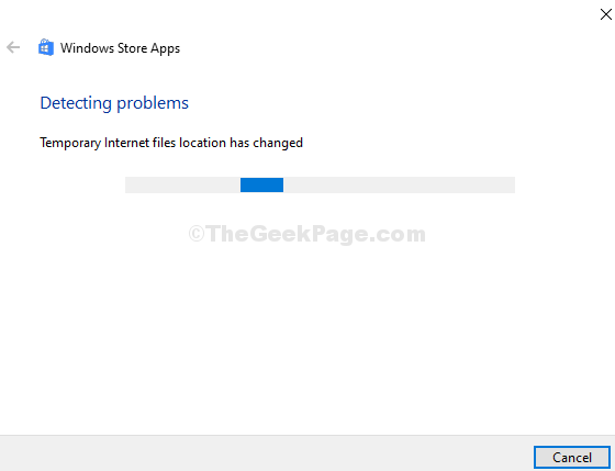 Solucionador de problemas de aplicativos da Windows Store que detectam problemas