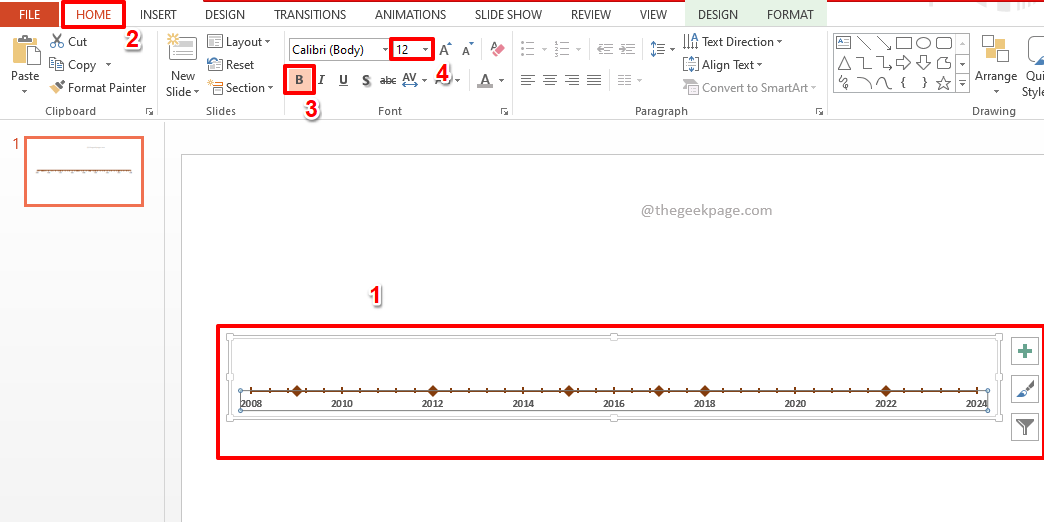 15 numeroa lihavoitu Min