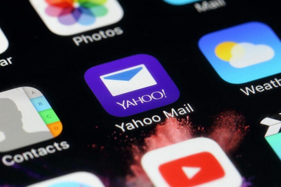 Yahoo Mail jendela 10
