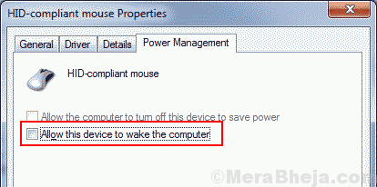 Luba hiirel arvutit äratada