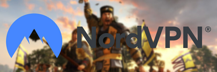 käytä NordVPN: ää vähentääksesi Total War THREE KINGDOMS -pingiä