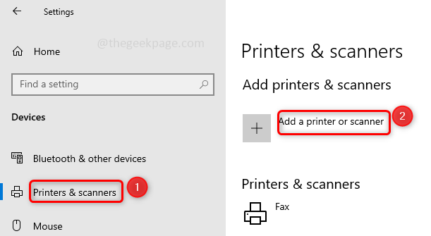 Adicionar impressora