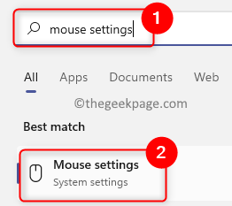 Pengaturan Mouse Tombol Windows Min