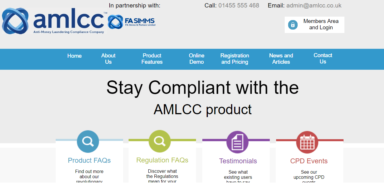 AMLCC - ซอฟต์แวร์ AML
