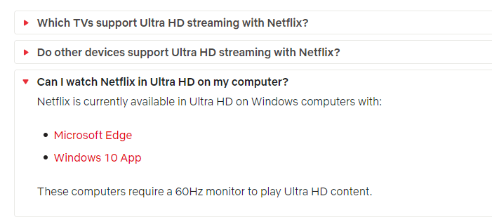 netflix ultra HD arvuti