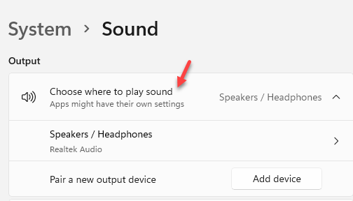 Entrada de som do sistema Escolha um dispositivo para falar ou gravar
