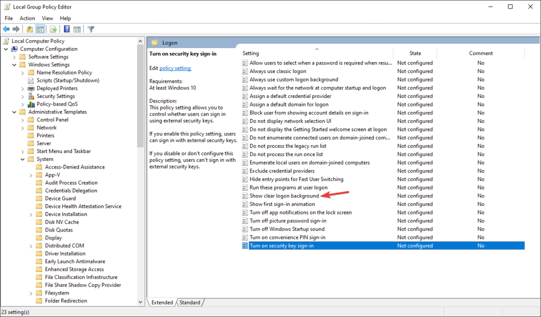 Pataisymas: „Windows 11“ negalima išjungti fono suliejimo