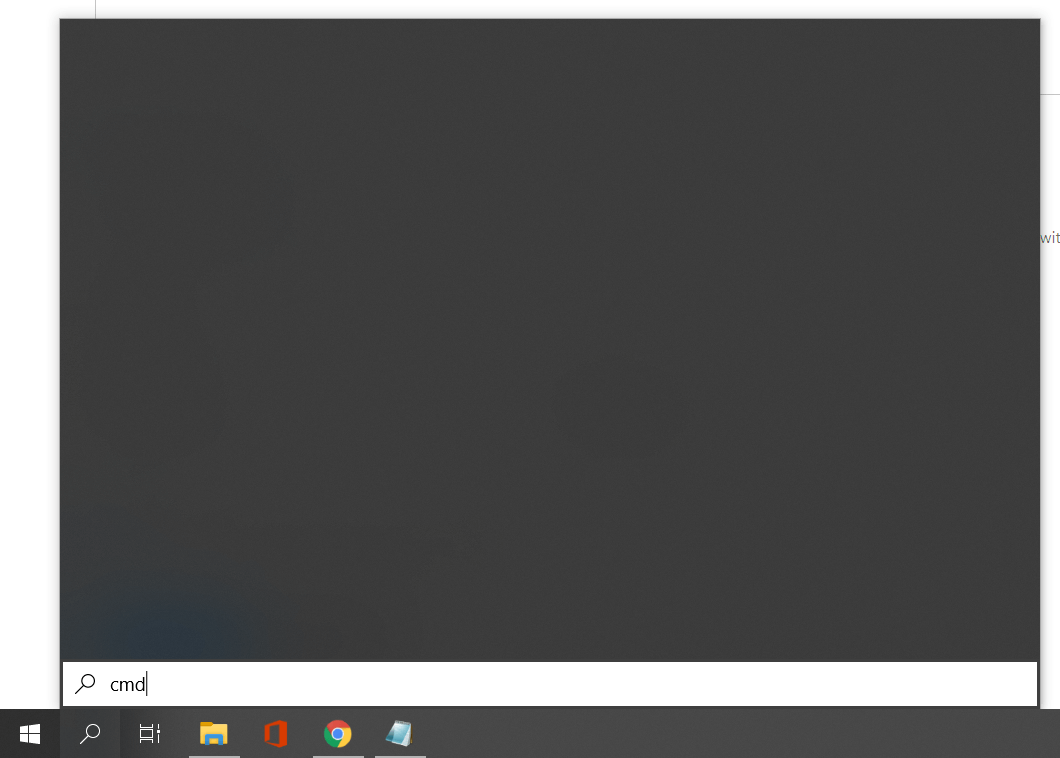 вікно пошуку Windows 10 результату немає