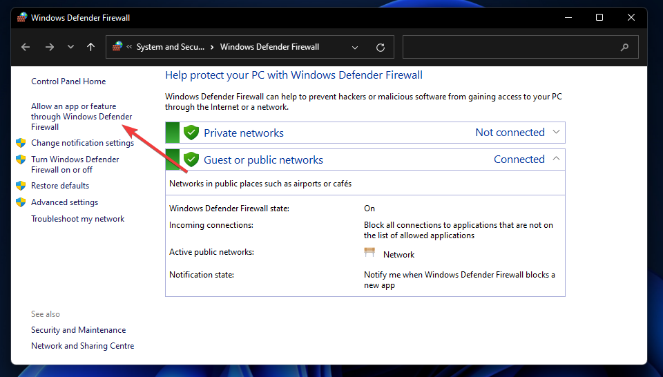 Die Option App oder Funktion über die Option Windows 11 Remote Desktop zulassen funktioniert nicht