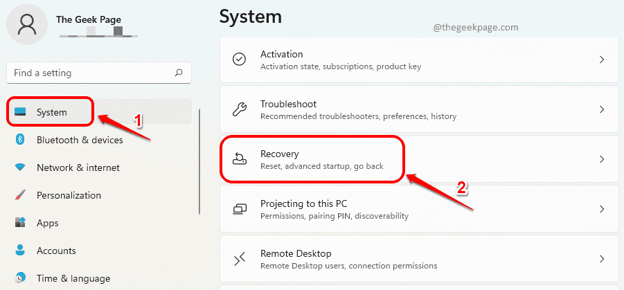 7 Optimiziran oporavak sustava