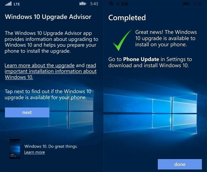 Windows 10 Mobilen ilmainen päivitys on vihdoin ladattavissa