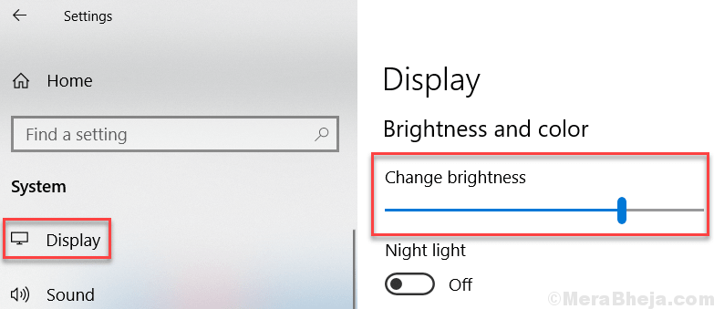 Ändern Sie die Helligkeits-Drag-Einstellungen Windows 10 Min