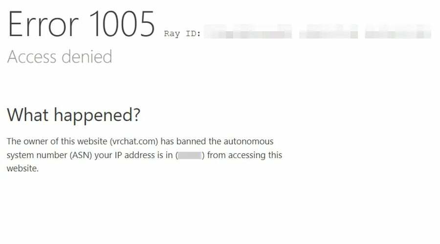 Vrchat funktioniert nicht mit VPN-Fehlermeldung