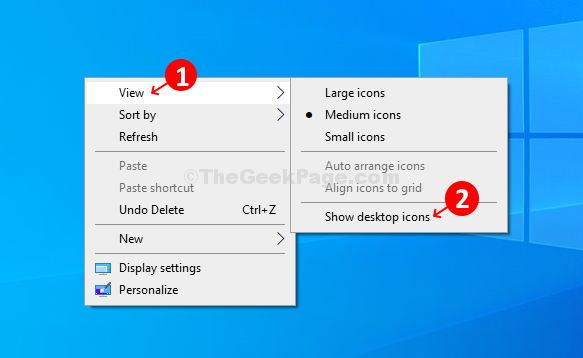 Comment masquer les icônes du bureau Windows 10