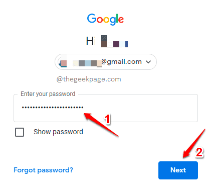 8 Passwort optimiert eingeben