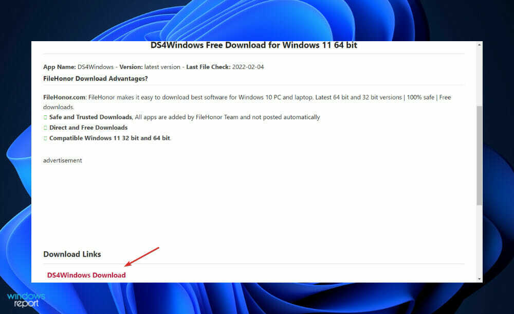 lien de téléchargement téléchargement ds4 windows 11