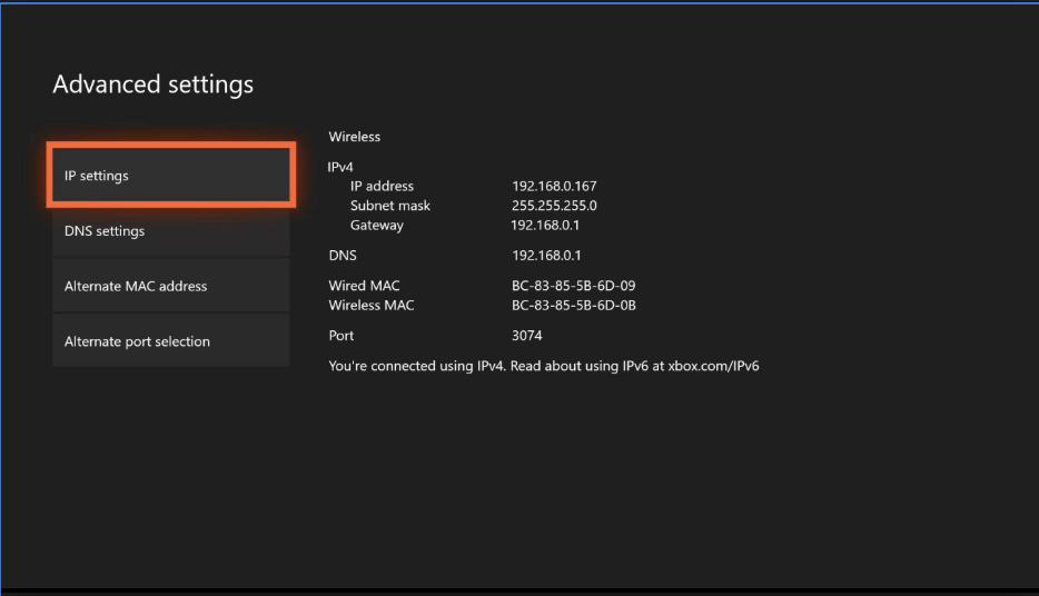Xbox IP adresi Gümüş Kurt 