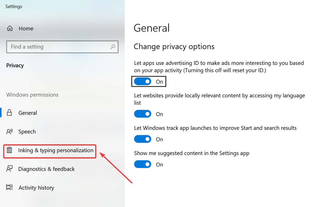 Deaktivieren Sie Keylogger Windows 11 Eingabeeinstellungen