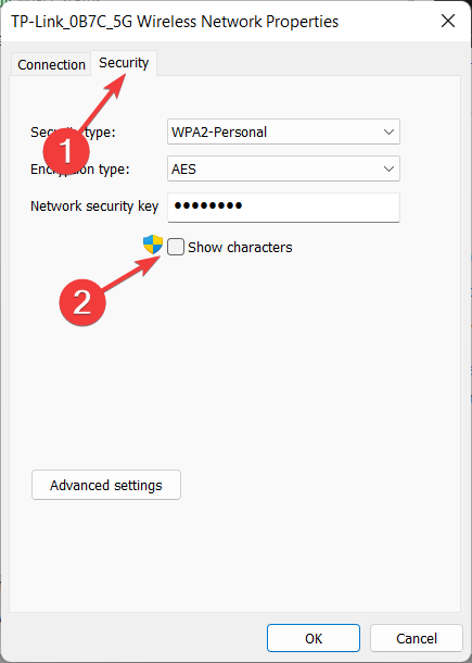 Security-Show WLAN-Passwort ändern Windows 11