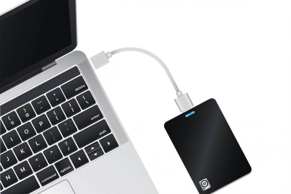macbook kobles ikke til ekstern harddisk