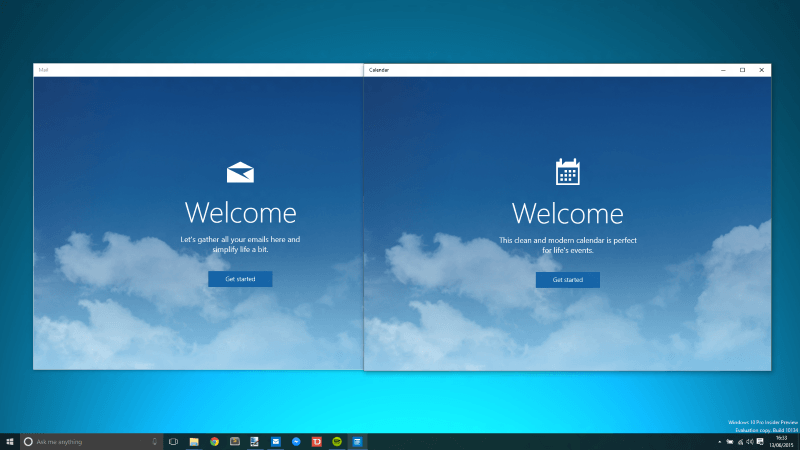 Outlook Mail for Windows 10 värskendatud uue interaktiivse teavitussüsteemiga
