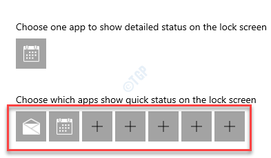Тло екрана блокування Виберіть, які програми відображати швидкий статус на екрані блокування