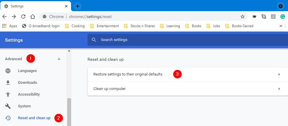 Opravit Chrome Otevírání nových odkazů na nové kartě