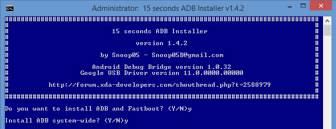 Ошибка ADB - загрузчик перезагрузки adb не работает