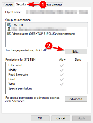 edit Impossibile eliminare il file Accesso negato