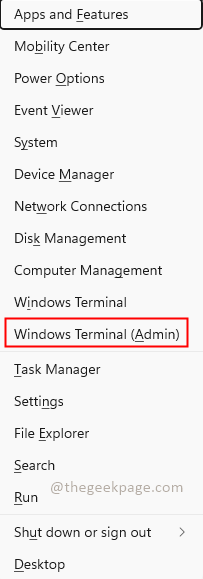 Terminal Windows Min