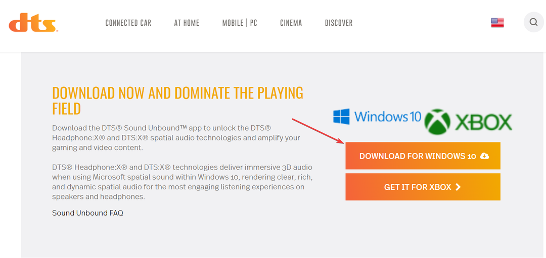 DTS Sound Unbound for Windows 11: Last ned og installer
