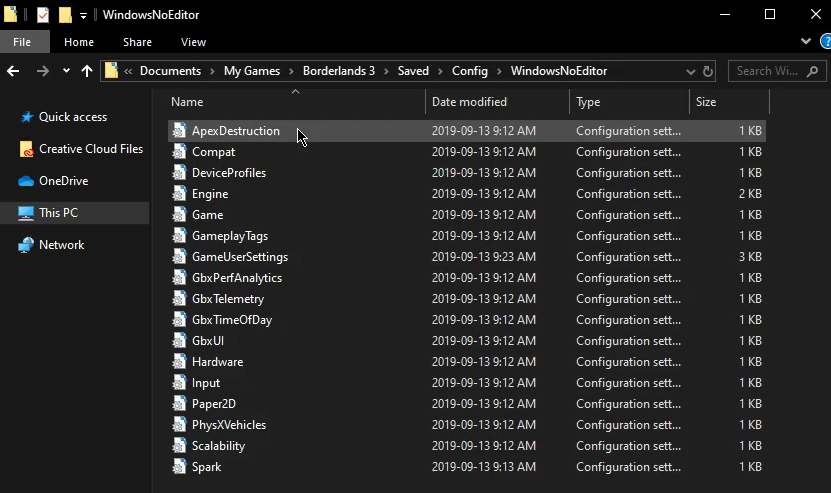 WindowsNoEditor फ़ोल्डर वीडियो ड्राइवर क्रैश हो गया और उसे बॉर्डरलैंड रीसेट कर दिया गया