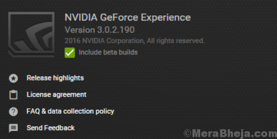 Nvidia Geforce Experience Min