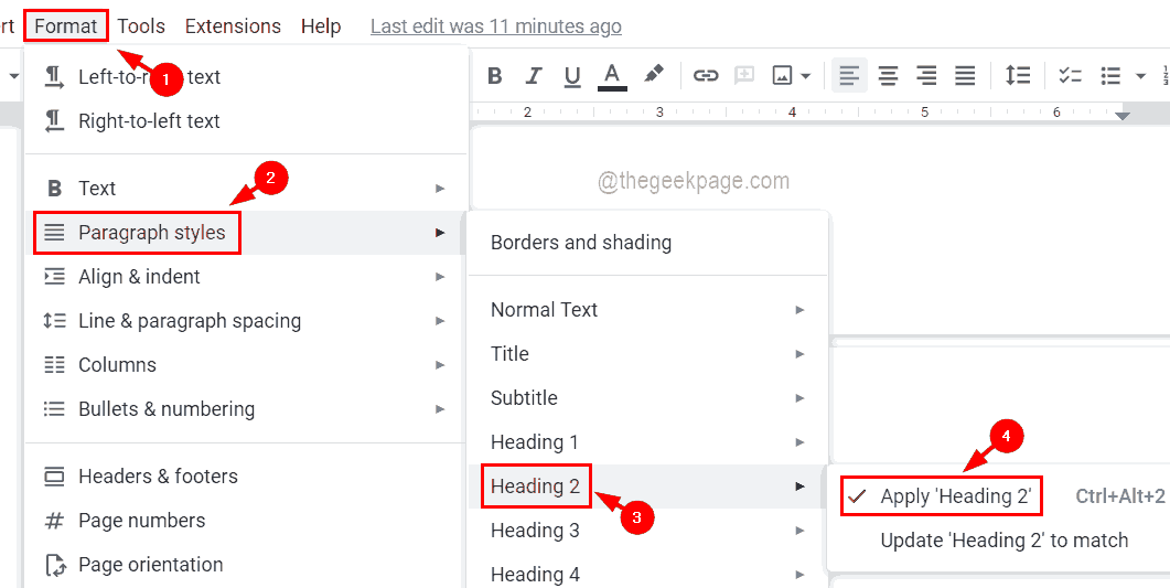 Cómo insertar una tabla de contenido en Google Docs