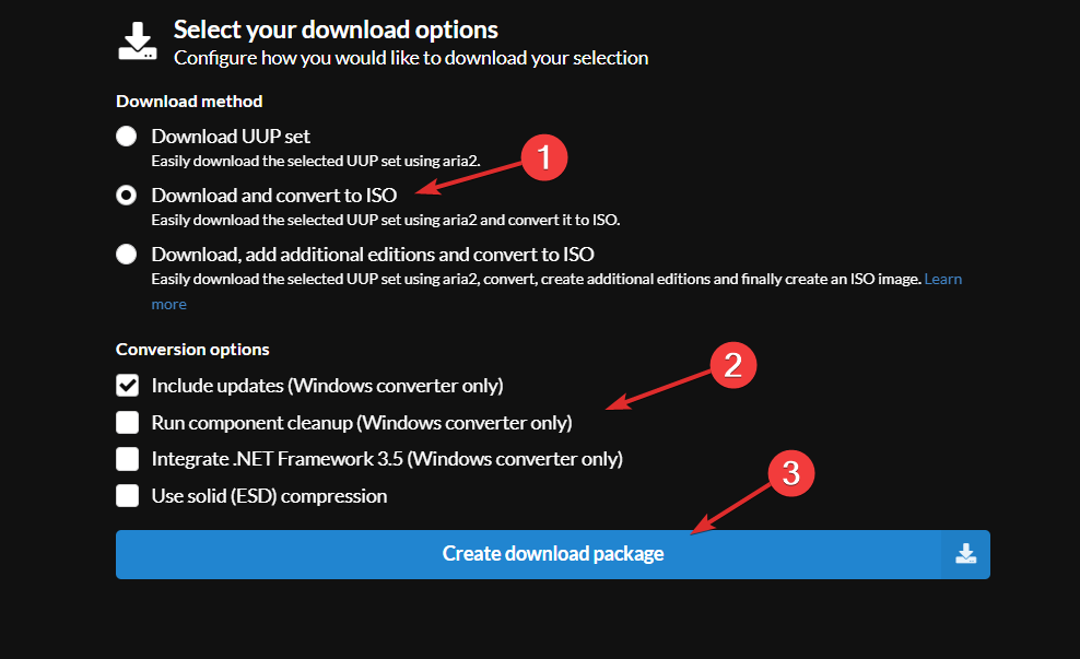 Descargar Convertiso Windows 11 ISO UUP Volcado
