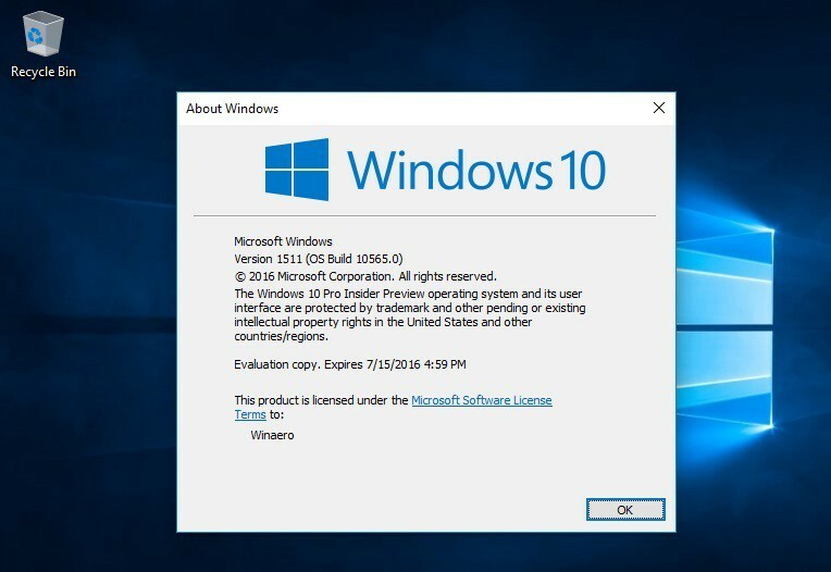 Windows 10 Threshold 2 Version 1511 Возникают проблемы: неудачная установка и многое другое