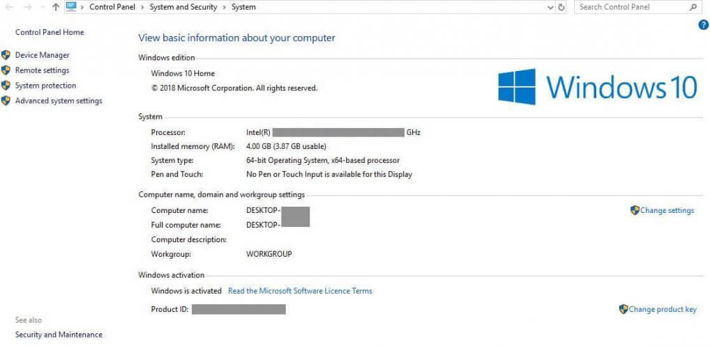 Windows aktivierte Meldung im System