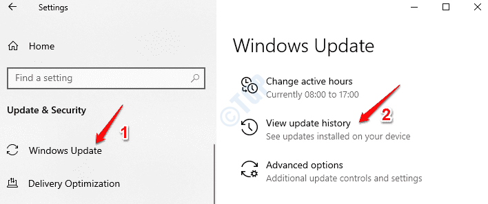 Windows Update-Verlauf