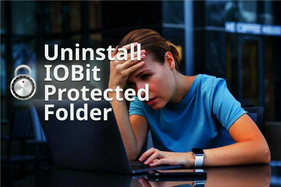 как удалить защищенную папку iobit без пароля