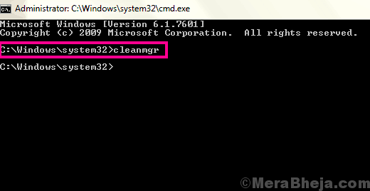 Cleanmgr- ის დრაივერის შემოწმების შედეგად დაფიქსირდა Windows 10-ის დარღვევა