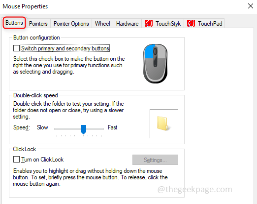 Come regolare la velocità del doppio clic del mouse in Windows 10/11