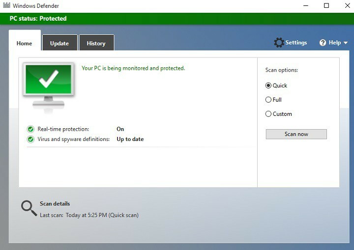 Windows Defender varuje uživatele před několika hrozbami trojských koní, jiné antivirové programy nic nenajdou